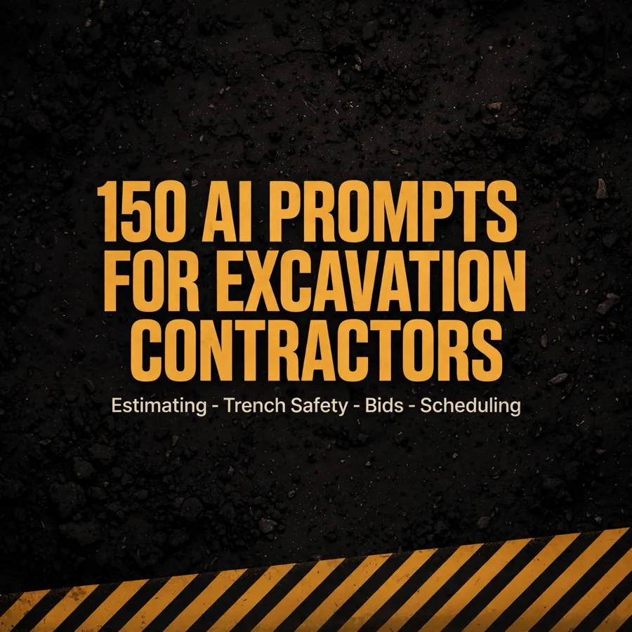 150 AI Prompts: Excavation — cover art