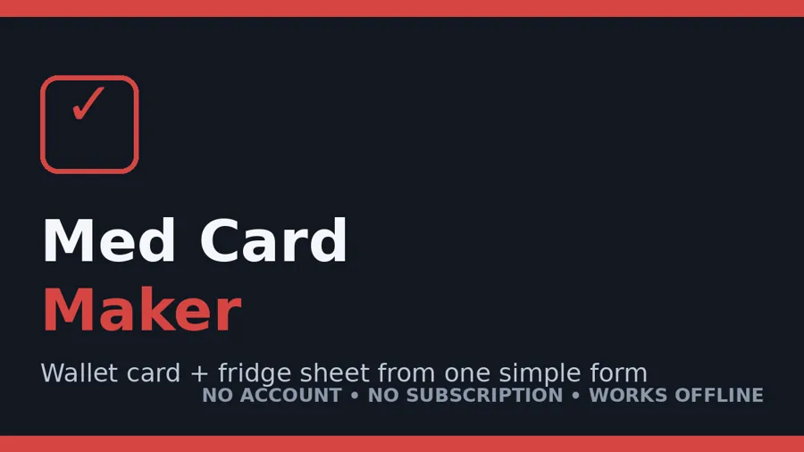 Med Card Maker — cover art