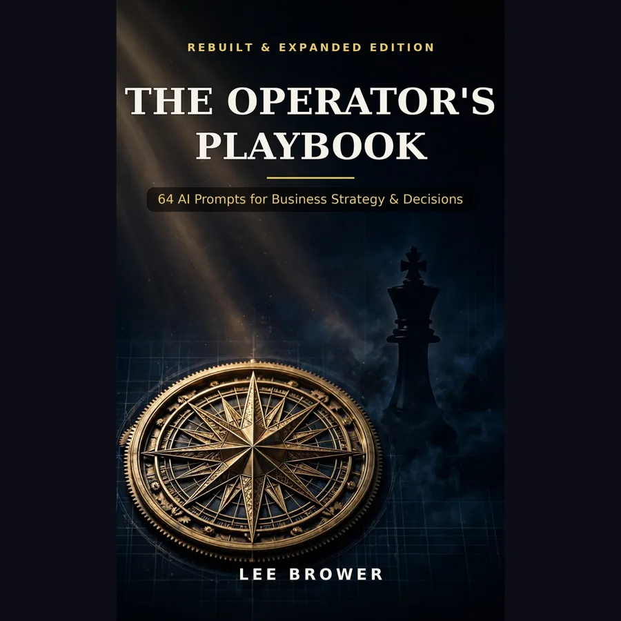 The Operator's Playbook — cover art