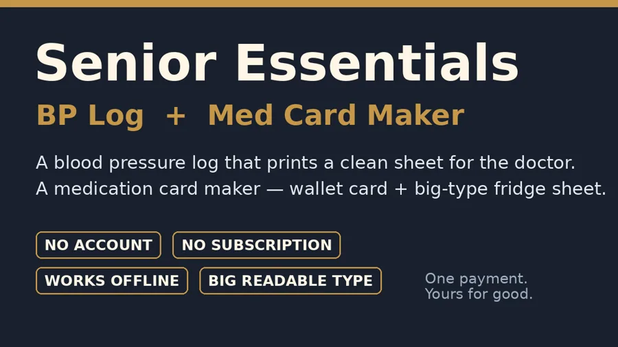 Senior Essentials — cover art
