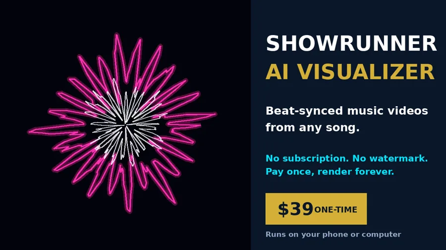 SHOWRUNNER AI Visualizer — cover art