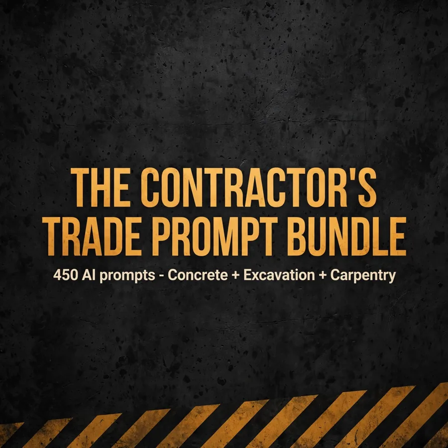 Contractor Trade Prompt Bundle — cover art