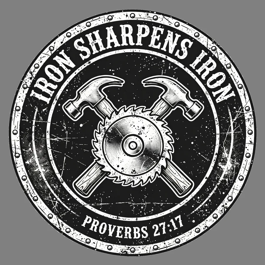 Iron Sharpens Iron tee design